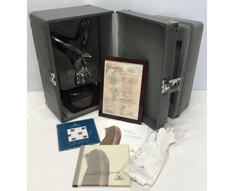 Swarovski silver crystal, The Eagle, Winging to Glory, Circa 1995, Number 57 of 10,000 with certificate and presentation/ tra