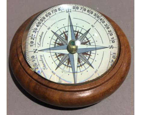 A domed compass