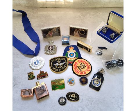 Various vintage &amp; later badges, including Coca Cola Olympics, Magic Roudabout, Andy Capp, Lion Club badges 50th Anniversa