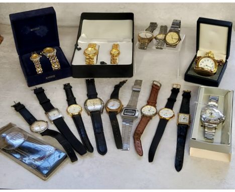 Various promotional wristwatches including Holstein Pils, Kronenburg 1664, Pepsi-Cola &amp; Superkings; a vintage Russian Sek