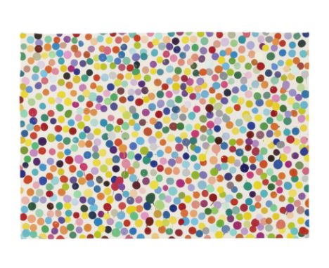 Damien Hirst (born 1965)Prevent himself from killing you, from The Currency Unique enamel paint, 2016, on handmade wove paper