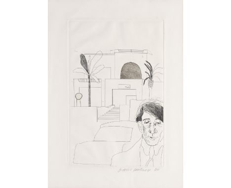 David Hockney (born 1937)Illustrations for Fourteen Poems by C. P. Cavafy (Edition A) (M.C.A. Tokyo 47-55) The complete set o