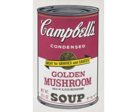 Andy Warhol (1928-1987)Golden Mushroom, from Campbell's Soup II (Feldman &amp; Schellmann II.62) Screenprint in colours, 1969