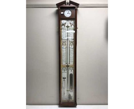 An Admiral Fitzroy's barometer made by Comitti of London