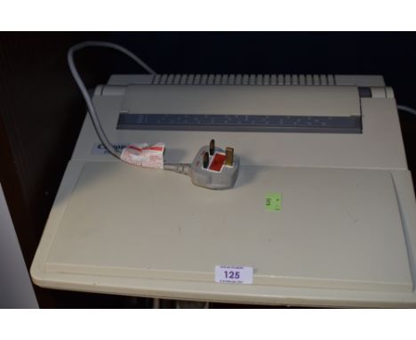 A Cannon electric typewriter.
