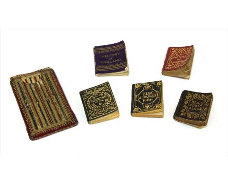 MINIATURE BOOKS: 1- BIJOU ILLUSTRATIONS OF THE UNITED STATES , Rock Brothers &amp; Payne, c1850, engraved frontispiece, 25 (o
