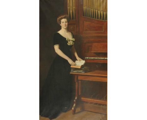 Hon. John Collier (1850-1934) PORTRAIT OF MORFORWYN MARY LEVISON VERNEY (1880-1957), DAUGHTER OF GEORGE HOPE VERNEY AND HARRI