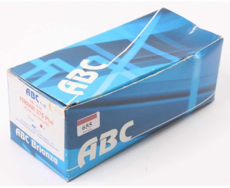 An ABC Brianza 1/18 scale resin kit for a Le Mans v1954 Ferrari 375+ model No. ABC 18.05, housed in the original branded box