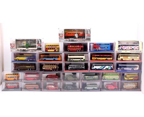 30 Corgi Original Omnibus 1/76th scale mostly bus and coach models, with examples including a Weymann Trolleybus, a Neoplan C