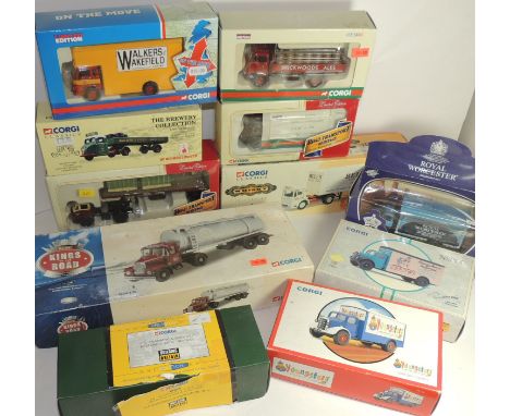 CORGI - eleven assorted boxed haulage vehicles including The Brewery Collection Bulmers Cider; Royal Worcester and Kings of t