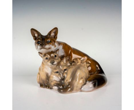Model no. 1788. Glazed porcelain; brown coloration. Royal Copenhagen backstamp. Issued: 20th c. Dimensions: 5"L x 5.25"W x 4.