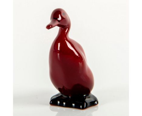 Model number 395. Rich red flambe glaze with black accents. Royal Doulton backstamp. #flambe #duck Issued: 1922 - 1996Dimensi