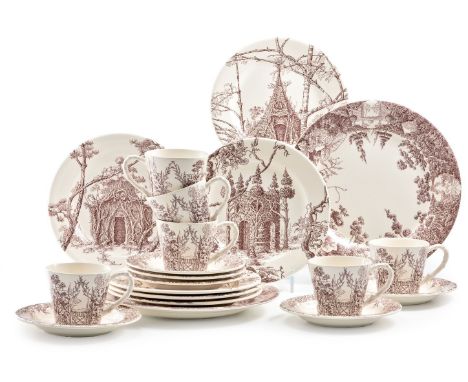 Gien Grains de riz china dinnerware pattern - China Made in England