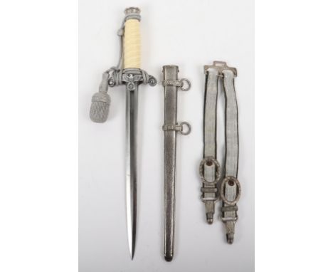 WW2 German Army Officers Dagger by J A Henckels Solingen, good example of a standard model Army officers dress dagger with it