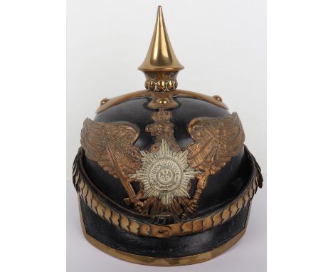 Prussian Model 1894 Pickelhaube of Garde Dragooner Regiment Nr 1 (Queen Victoria of Great Britain and Ireland), fine example 