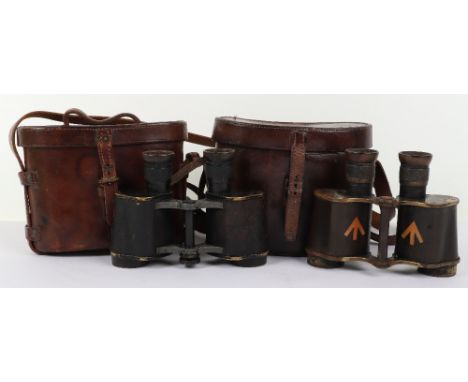 WW1 British 1916 Dated Binoculars, made by Heath &amp; Co, London. Small chip to one eye piece, optics clear but could do wit