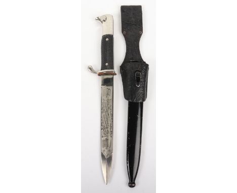 WW2 German Army “In Memory of my Service” Commemorative Dress Bayonet by Carl Eickhorn Solingen, fine example of a standard p