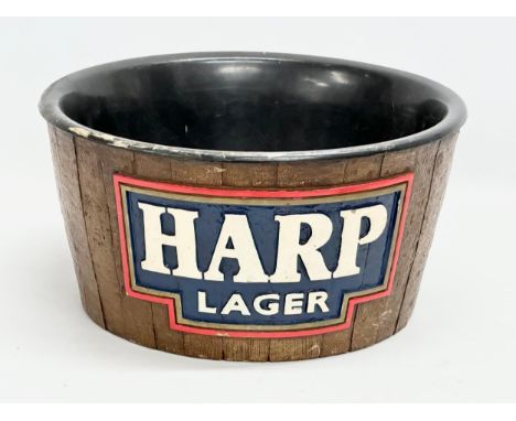 A large vintage ‘Harp’ ice bucket. 36x18cm 