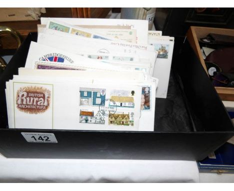 A quantity of first day covers