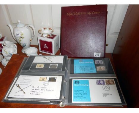 3 albums of first day covers