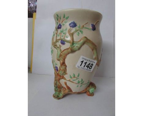 A good Clarice Cliff 3 footed vase