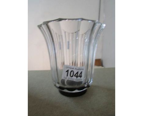 An Orrefors art deco glass vase