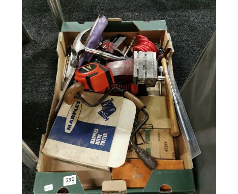 BOX LOT OF TOOLS