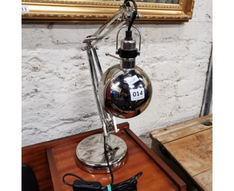 CHROME ANGLE POISE LAMP