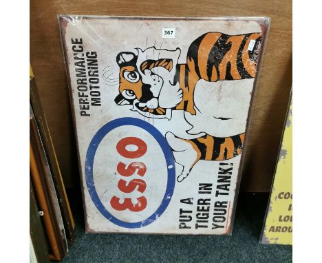 METAL ESSO SIGN