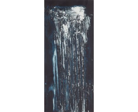 Pat Steir (American, b. 1940). Aquatint on Magnani Pescia Satinato bright white paper titled "Beautiful" depicting one of the