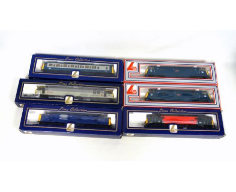 4 Lima Collection Diesel/Electric locomotives including Virgin "Patriot", Railfreight Distribution "Charles Dickens", Mainlin