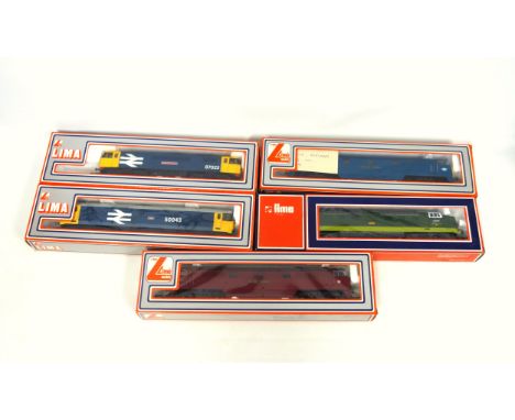 5 Lima British Rail Diesel/Electric Locomotives, "Western Renown", "Western Gladiator", "Eagle", "Meld", and "Cock O' The Nor