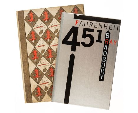 Mungnaini (Joseph).- Bradbury (Ray) Fahrenheit 451, one of a limited edition signed by the author and illustrator, 4 chromoli