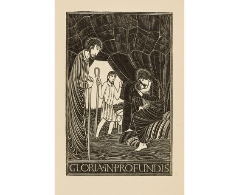 NO RESERVE Bibliography.- Chesterton (G.K.) Gloria in Profundis, Ariel Poem No.5, one of 350 copies, wood-engraving by Eric G