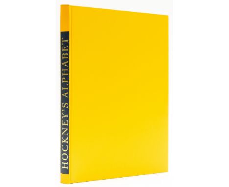 Hockney (David).- Spender (Stephen) Hockney's Alphabet, special edition signed by the artist and editor, 26 colour lithograph