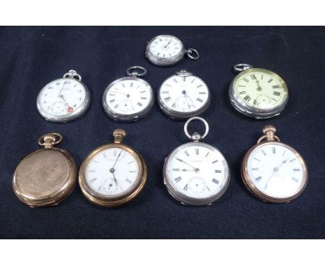 J .G. GRAVES OF SHEFFIELD: A GENTLEMAN'S SILVER OPEN FACE POCKET WATCH with key wind movement, the white enamel dial with bla