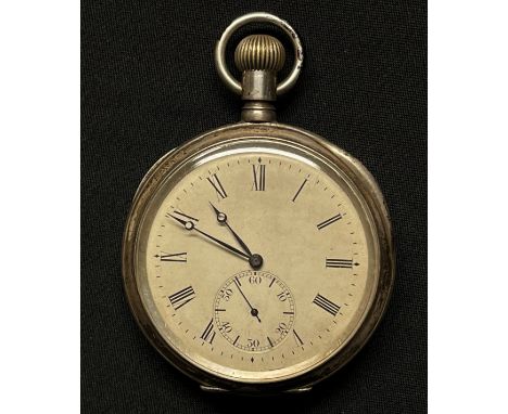 WW2 Third Reich Kriegsmarine issue pocket watch by August Muller, Hamburg. Case is .900 silver marked. KM acceptance eagle M 