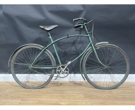 WW2 British BSA Paratroopers Folding Bicycle. Original unrestored condition. Frame number R49229. The bike retains it's origi