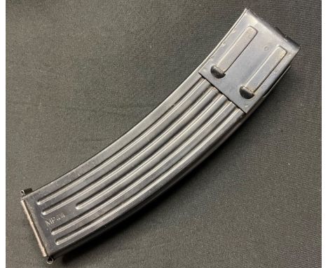 German MP44 / STG44 30 Round Magazine. East German NVA DDR made replacement magazine, marked "MP44" along with makers code nu