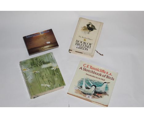 Tunnicliffe [ C.F.], A Sketch Book of Birds, published by book club associates 1979 and three other bird/countryside books. C