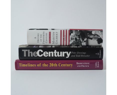 This lot includes three hardcover books that explore key events and developments of the 20th century. A History of the Twenti