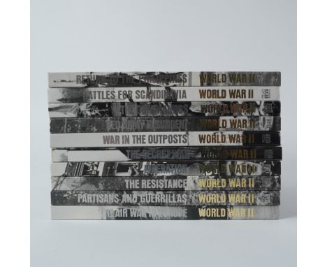 This collection of 10 books from the Time-Life World War II series provides a comprehensive look into key aspects of the glob