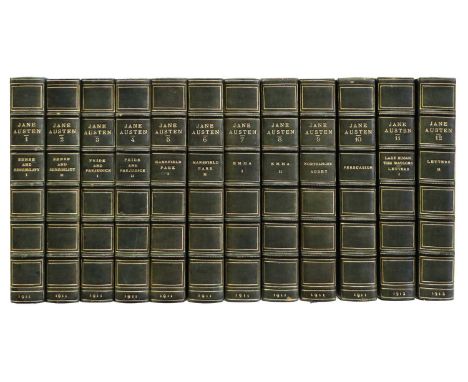 Austen (Jane).The Novels of Jane Austen, Winchester Edition.Edinburgh: John Grant, 1911-12, twelve volumes, portrait frontis,