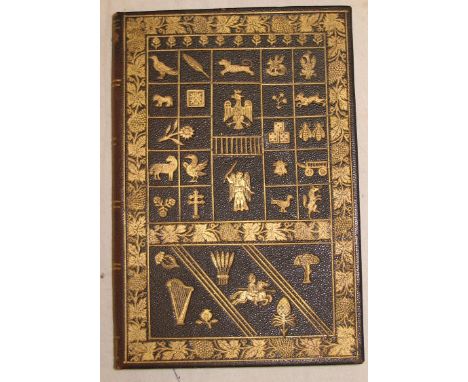 [BINDING / MANUSCRIPT] a small "liber amicorum", probably for a child called Margaret, page size, 5 x 2.5 inches, 8 leaves of