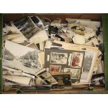 PHOTOGRAPHY, a large quantity of photographs, albumen and silver print photos, postcards, some