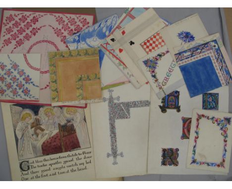 Sketch book of maritime drawings and some designs by another hand (Q).