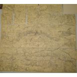 [LONDON MAP] ANDREWS (John) "New and Accurate Map of the County Twenty-Five Miles Round London", h-