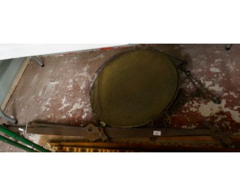 Large ornamental weighing scales 