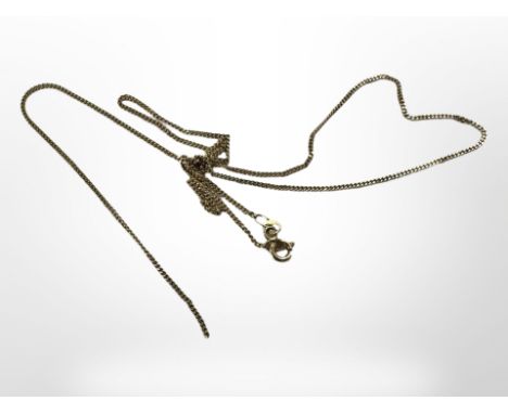 A 9ct gold broken chain CONDITION REPORT: 2g
