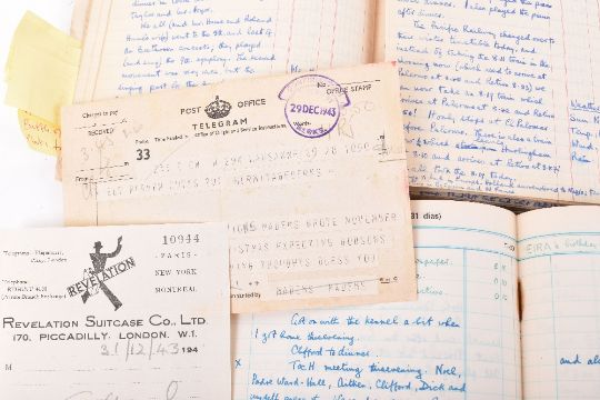 A Fascinating Set Of Diaries Following The Wartime Journey Of Mervyn L Cutts B 10 04 21 D Summ